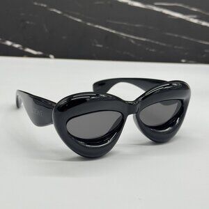 NEW LOEWE LW40097I 01A BLACK WOMEN SUNGLASSES LOEWE